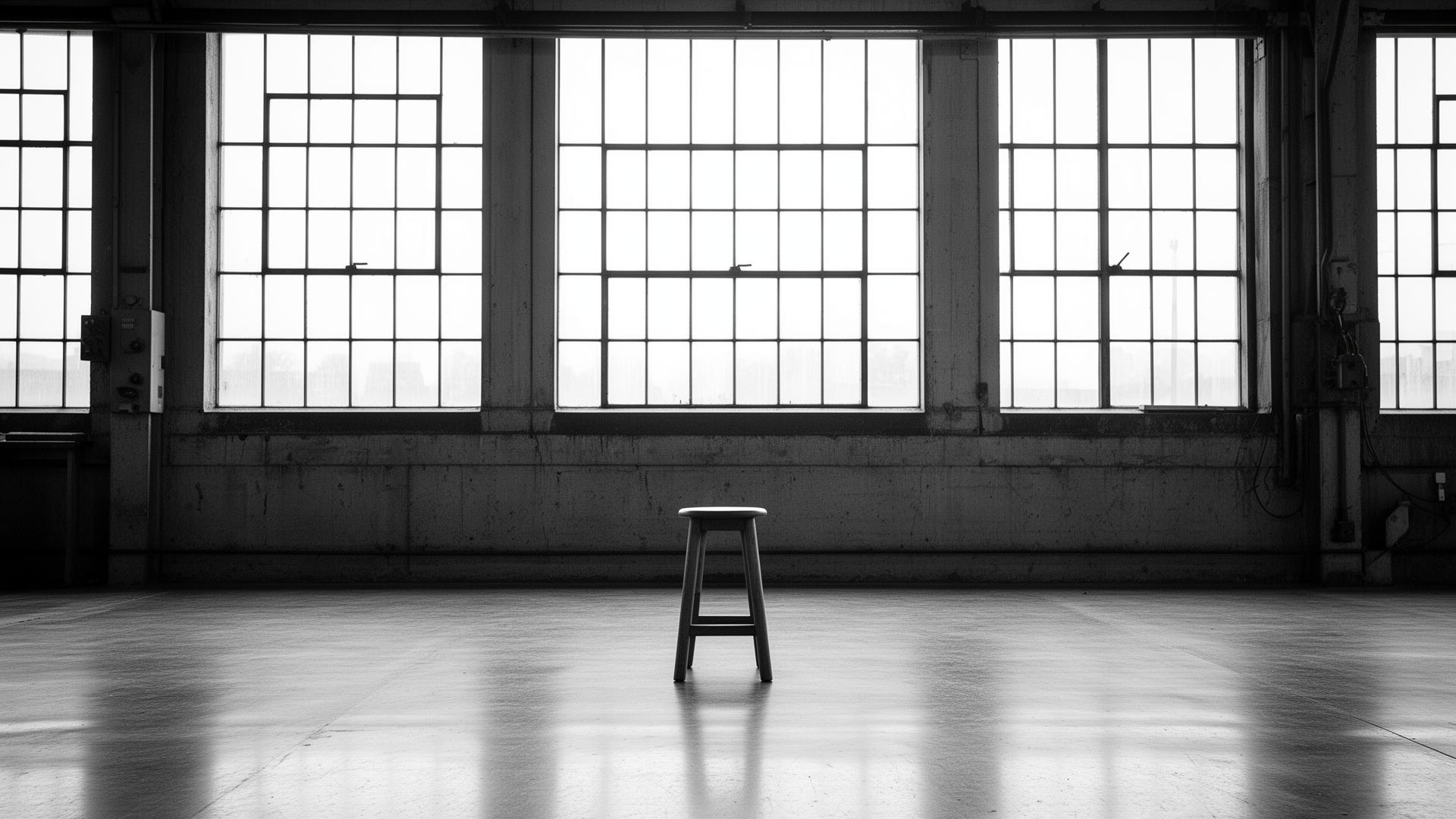 The studio floor